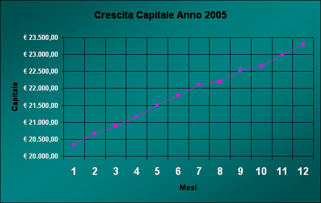 crescita capitale 2005